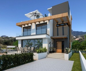 Luxury villas with private pool in Kyrenia area (003300)