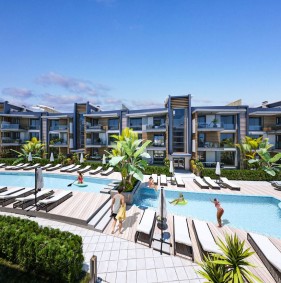 New low-rise complex with luxury large apartments in Lapta (004300)