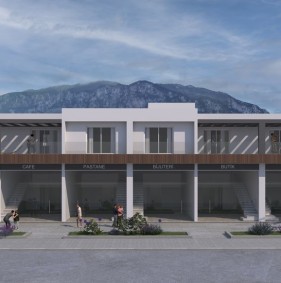 Modern apartment complex in the village of Lapta (005301)