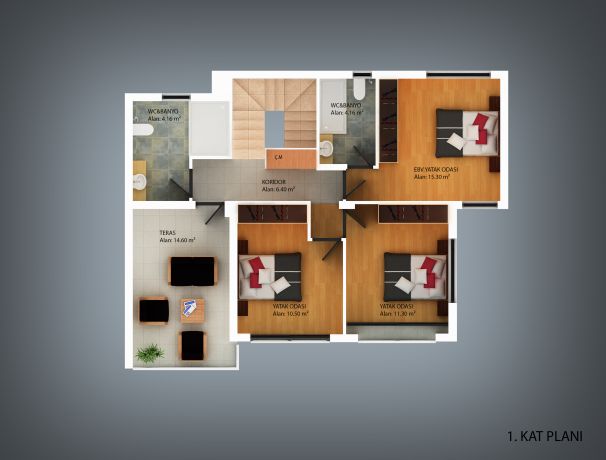 Villas, Northen Cyprus, Nikosia (Lefkosha) (001302) - pictures 4