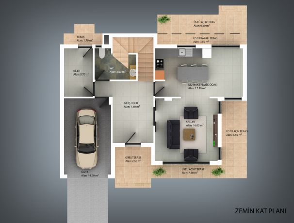 Villas, Northen Cyprus, Nikosia (Lefkosha) (001302) - pictures 3