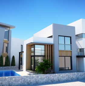 Ready-made villas with 3 and 4 bedrooms in a residential complex in Karsiyaka (003302)