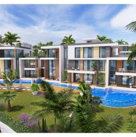 Residential complex with apartments and villas in Northern Cyprus in the Esentepe area (003304)