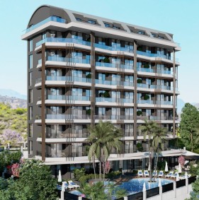 Apartments in a residential complex under construction with a unique location in the Demirtas area (028459)