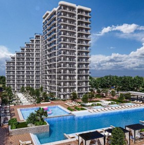 Масштабный комплекс прямо на берегу моря в районе Гюзельюрт (036157)