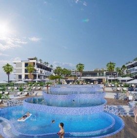 Апартаменти в шикарному житловому комплексi в районi Есентепе (003278)