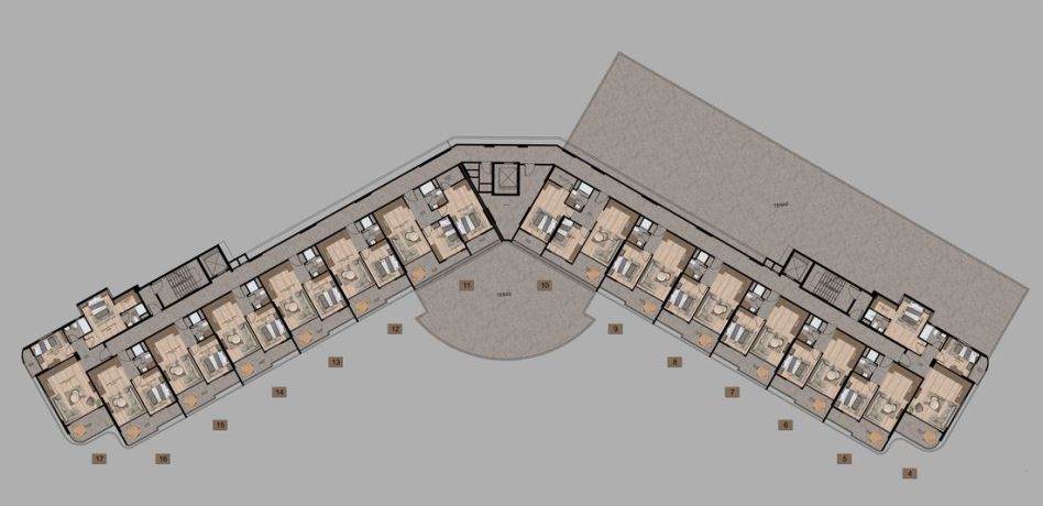 Apartments, Turkey, Mersin (004486) - pictures 24