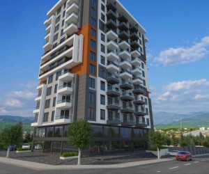 Spacious commercial premises in a new residential complex in the Mahmutlar area (013113)