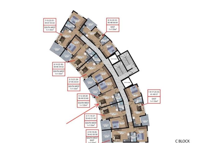 Apartments, Turkey, Alanya, Паяллар (18600) - pictures 4