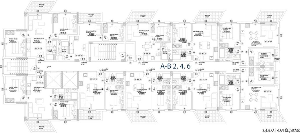 Apartments, Turkey, Alanya, Avsallar (18800) - pictures 17