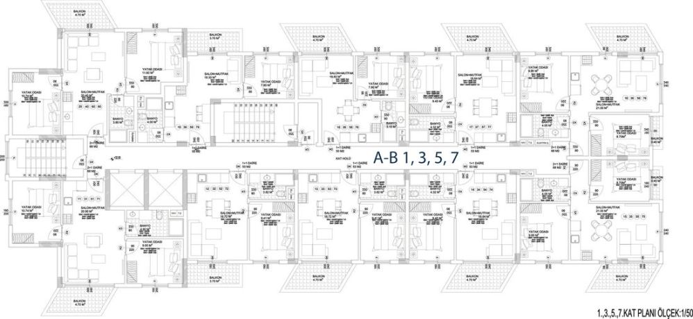 Apartments, Turkey, Alanya, Avsallar (19900) - pictures 18