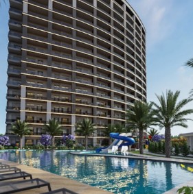 Комфортабельні квартири в житловому комплексі в Мерсіні (004487)