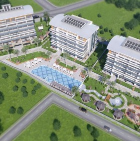 Просторные квартиры в готовом жилом комплексе в районе Каргыджак (021437)