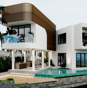 Элитная вилла с собственным бассейном в районе Переренан, Чангу (013492)