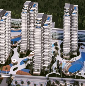 Затишні квартири у найбільшому та очікуваному житловому комплексі на Північному Кіпрі (004201)