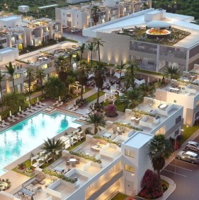 Luxury residential complex with various apartments from the developer on Iskele Beach-Long (001494)