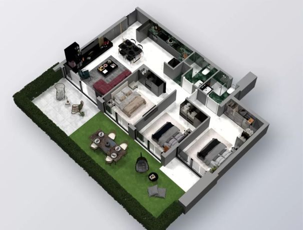 Квартири, Північний Кіпр, Іскеле (001494) - фото 13