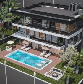 Комплекс роскошных вилл от известного застройщика в районе Бекташ (011252)