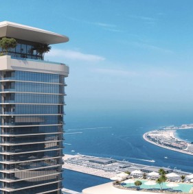 Новий проект апартаментів з чудовим видом на Пальму Джумейру (008495)