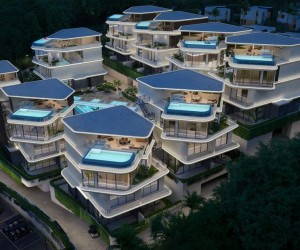  Комплекс апартаментов класса люкс на пляже Лаян (133317)