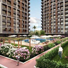 Новый жилой комплекс класса люкс с собственной инфраструктурой в районе Эрдемли (023164)