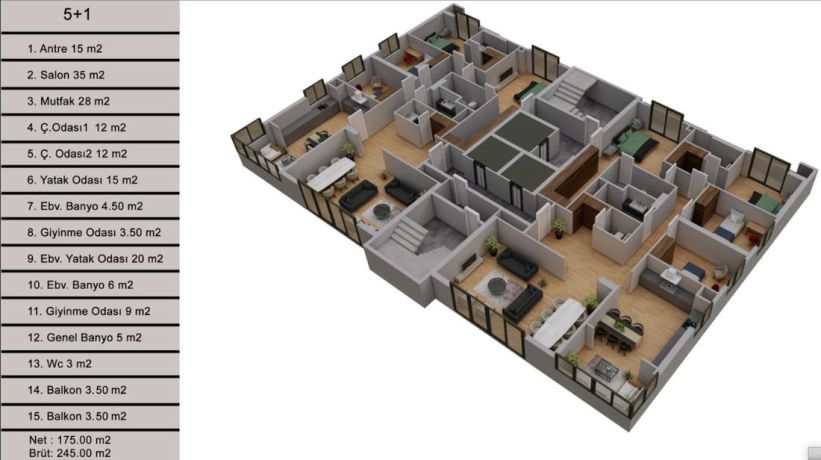 Apartments, Turkey, Mersin (024164) - pictures 16