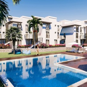 Complex of spacious apartments in an excellent location on the first coastline in the Esentepe area (001498)