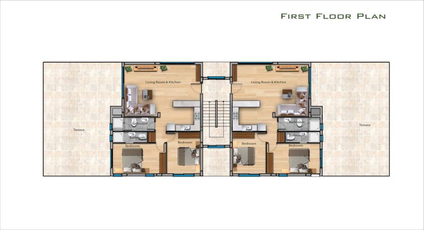 Квартири, Північний Кіпр, Іскеле (003109) - фото 19