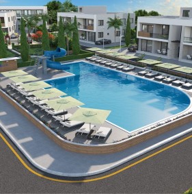 Apartments in a cozy residential complex in the Yenibogazici area (005109)
