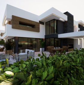 Prestigious villa project on the hills of the Kyrenia Mountains in the Edremit area (003310)