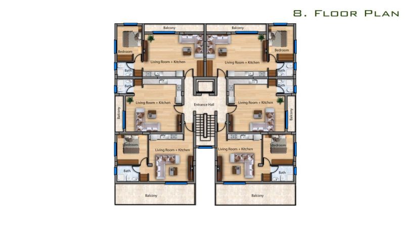 Apartments, Northen Cyprus, Iskele (008109) - pictures 9