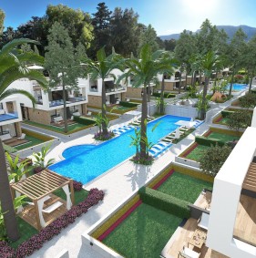 Modern complex of premium villas in the heart of Kyrenia, Lapta (001314)