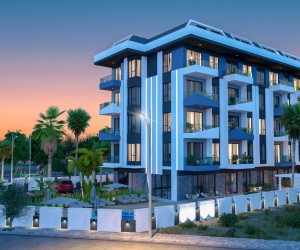Уютная квартира от инвестора в строящемся жилом комплексе в районе Демирташ (20800)