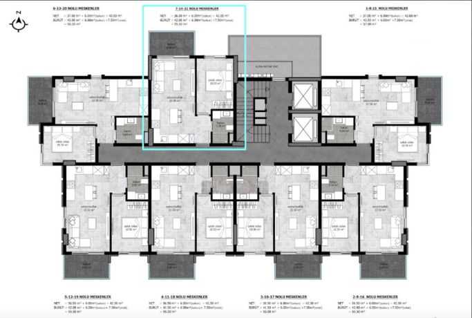 Apartments, Turkey, Alanya, Demirtash (21000) - pictures 1