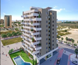 Apartments in a residential complex in the most prestigious area of Campello (150237)