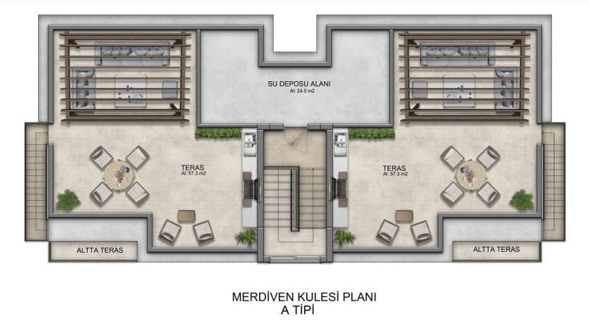 Apartments, Northen Cyprus, Kyrenia (001318) - pictures 12