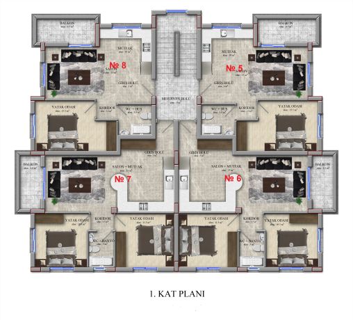 Apartments, Northen Cyprus, Kyrenia (002318) - pictures 5
