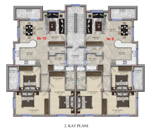 Apartments, Northen Cyprus, Kyrenia (002318) - pictures 6
