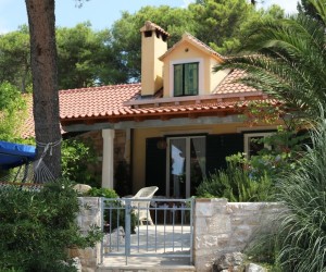 Luxury house in the small village of Mircea in a secluded bay on the island of Brac (008280)