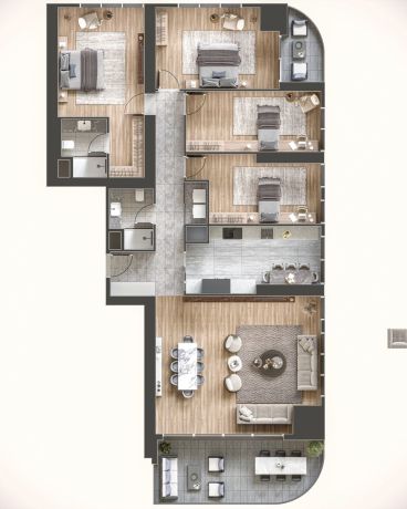 Квартири, Туреччина, Ізмір (003132) - фото 25