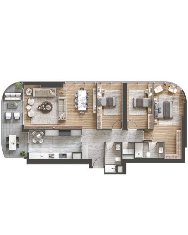 Квартири, Туреччина, Ізмір (003132) - фото 28