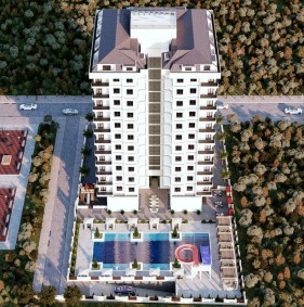 Квартиры в восхитительном жилом комплексе от застройщика в районе Махмутлар (01632)