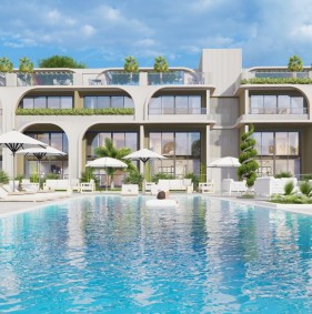 Luxury apartments in a residential complex in Bahceli area (013161)