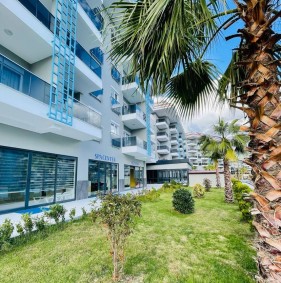 Rent a fully furnished 1+1 apartment in a residential complex in the Kestel area (0090001)