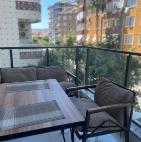 Excellent apartment for rent in a residential complex in the center of Alanya (0190001)