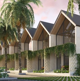 Просторные и светлые таунхаусы в жилом комплексе в районе Чангу (003368)