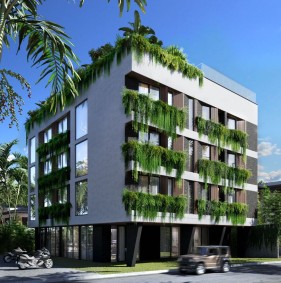 Апартаменты в роскошном комплексе всего в 300 метрах от известного пляжа Berawa Beach (001133)