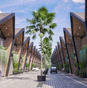 Комплекс таунхаусов с индивидуальными бассейнами в районе Чангу (006133)