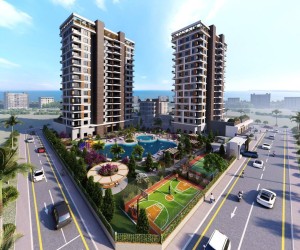 Luxury apartment from the owner in a grand residential complex in Mersin (25200)