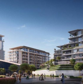 Modern apartments in a luxury residential complex in the heart of Dubai's vibrant City Walk (012495)